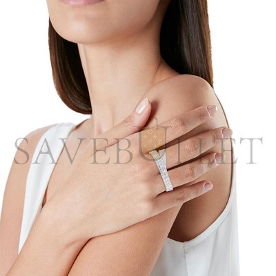 HERMÈS DIAMOND 'KELLY GAVROCHE' DOUBLE RING H221621B